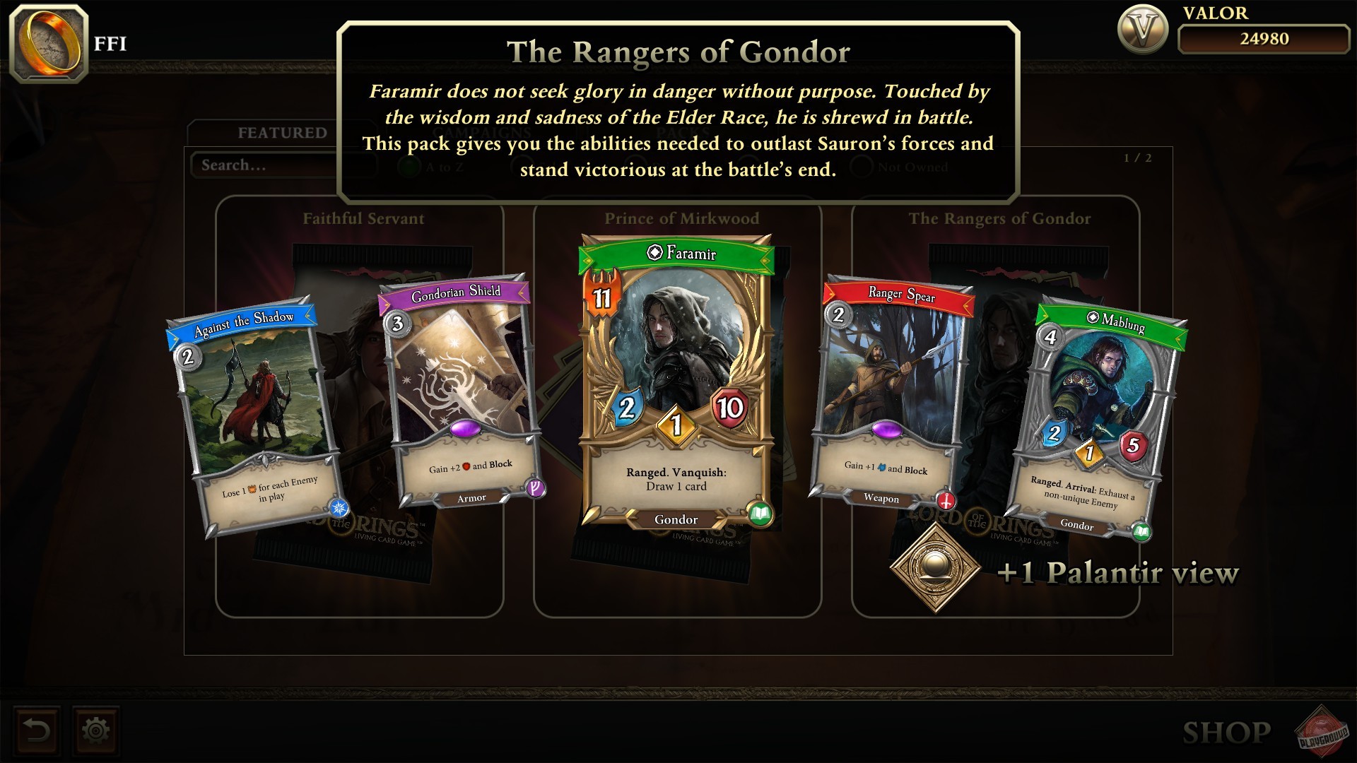 Скриншот из игры The Lord of the Rings: Adventure Card Game - 15