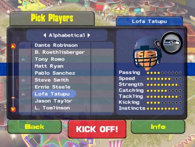 Скриншот из игры Backyard Football 2009 - 9