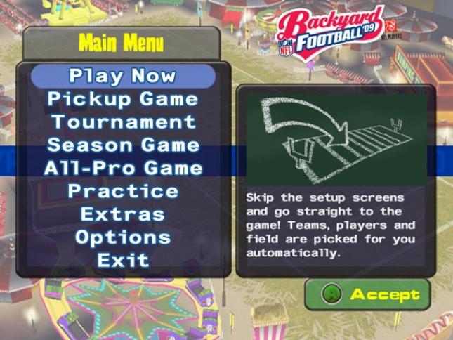 Скриншот из игры Backyard Football 2009 - 20