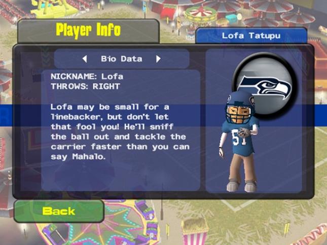 Скриншот из игры Backyard Football 2009 - 11