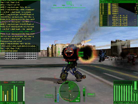 Скриншот из игры MechWarrior 4: Clan 'Mech Pak - 5