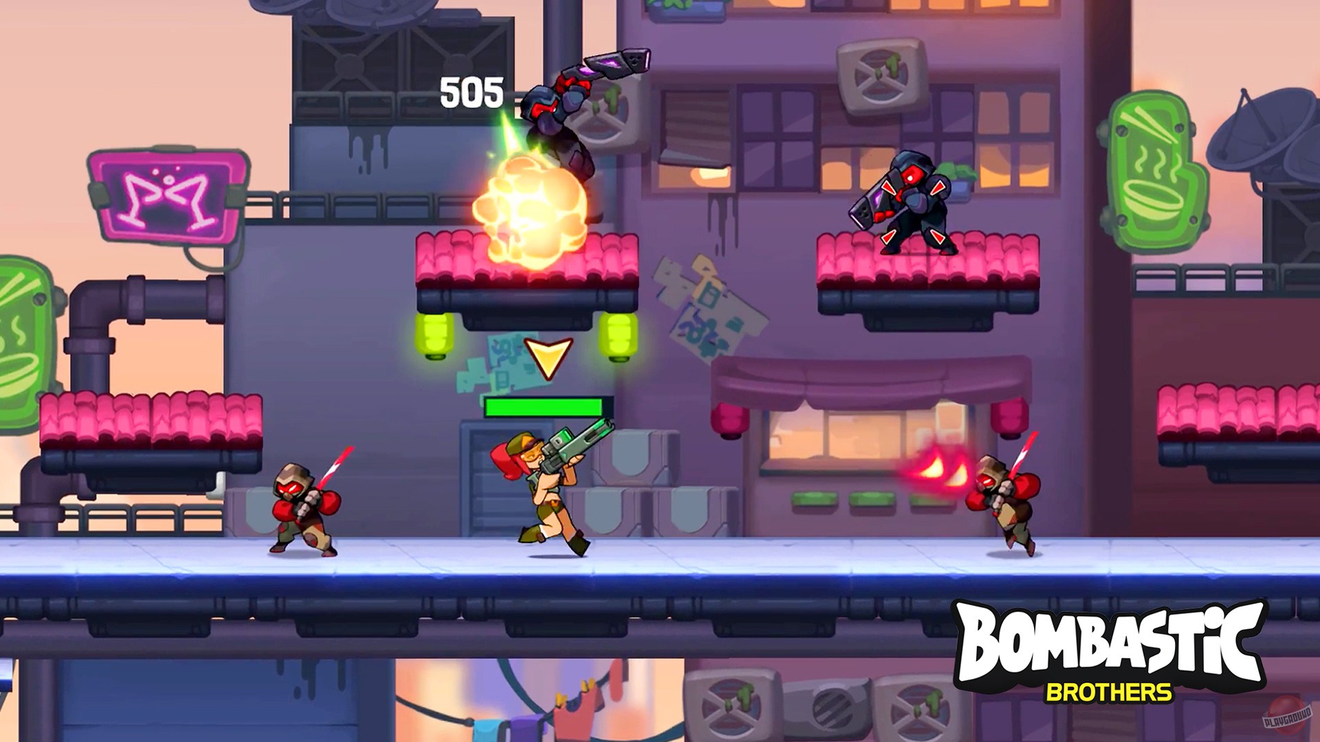 Скриншот из игры Bombastic Brothers - 8