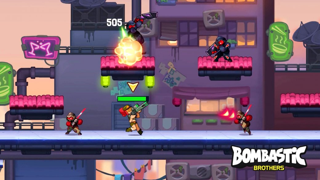Скриншот из игры Bombastic Brothers - 2