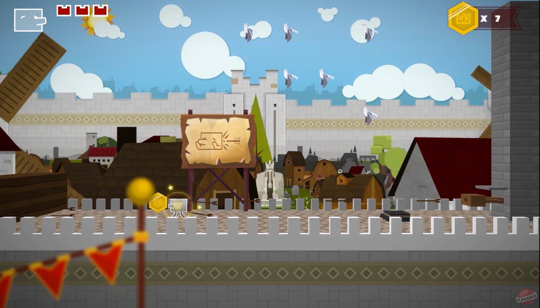Скриншот из игры Flat Kingdom: Paper Cut Edition - 2