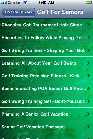 Скриншот из игры All About Golf For Seniors - 5