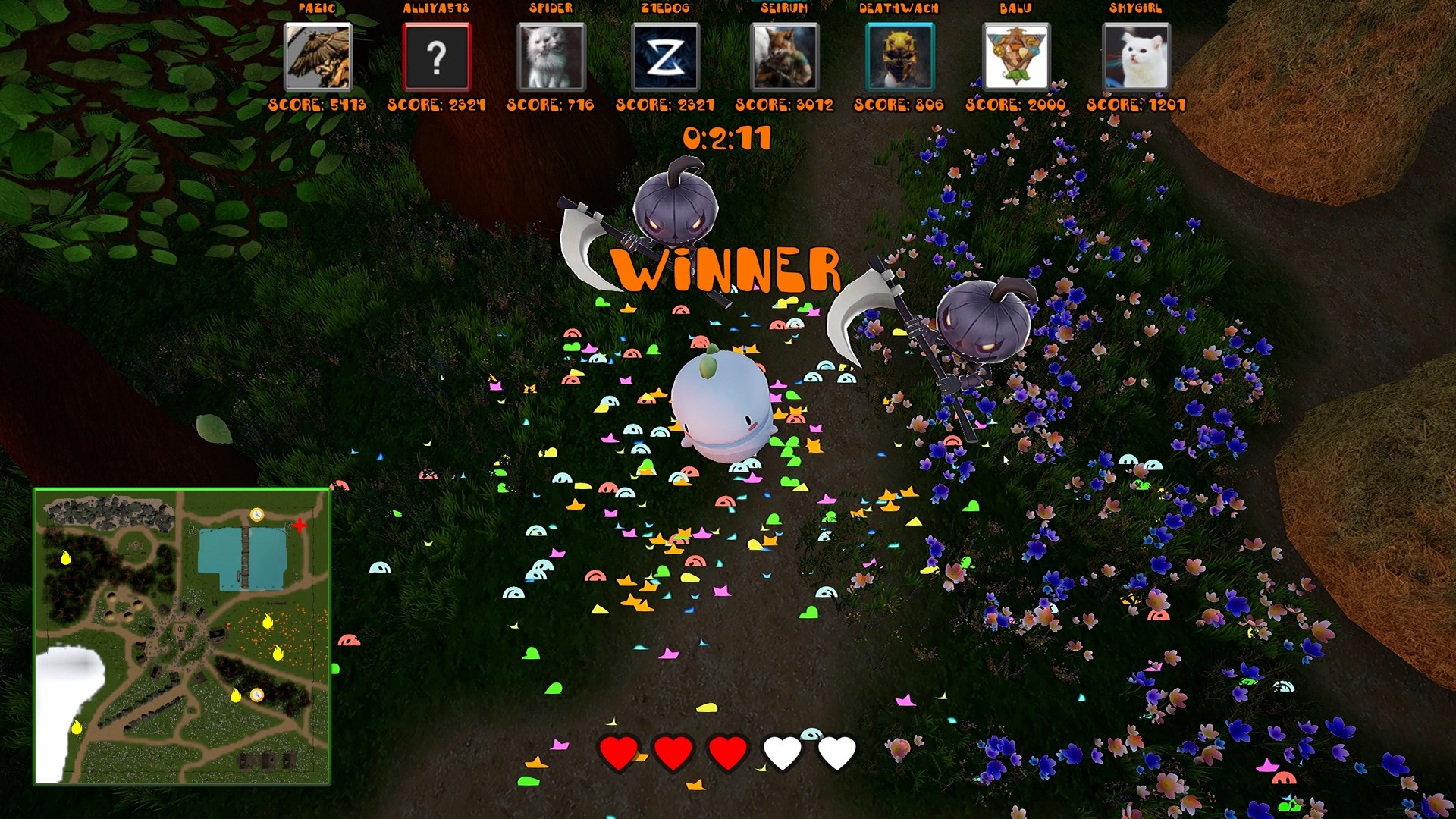 Скриншот из игры Hungry Dino - 1