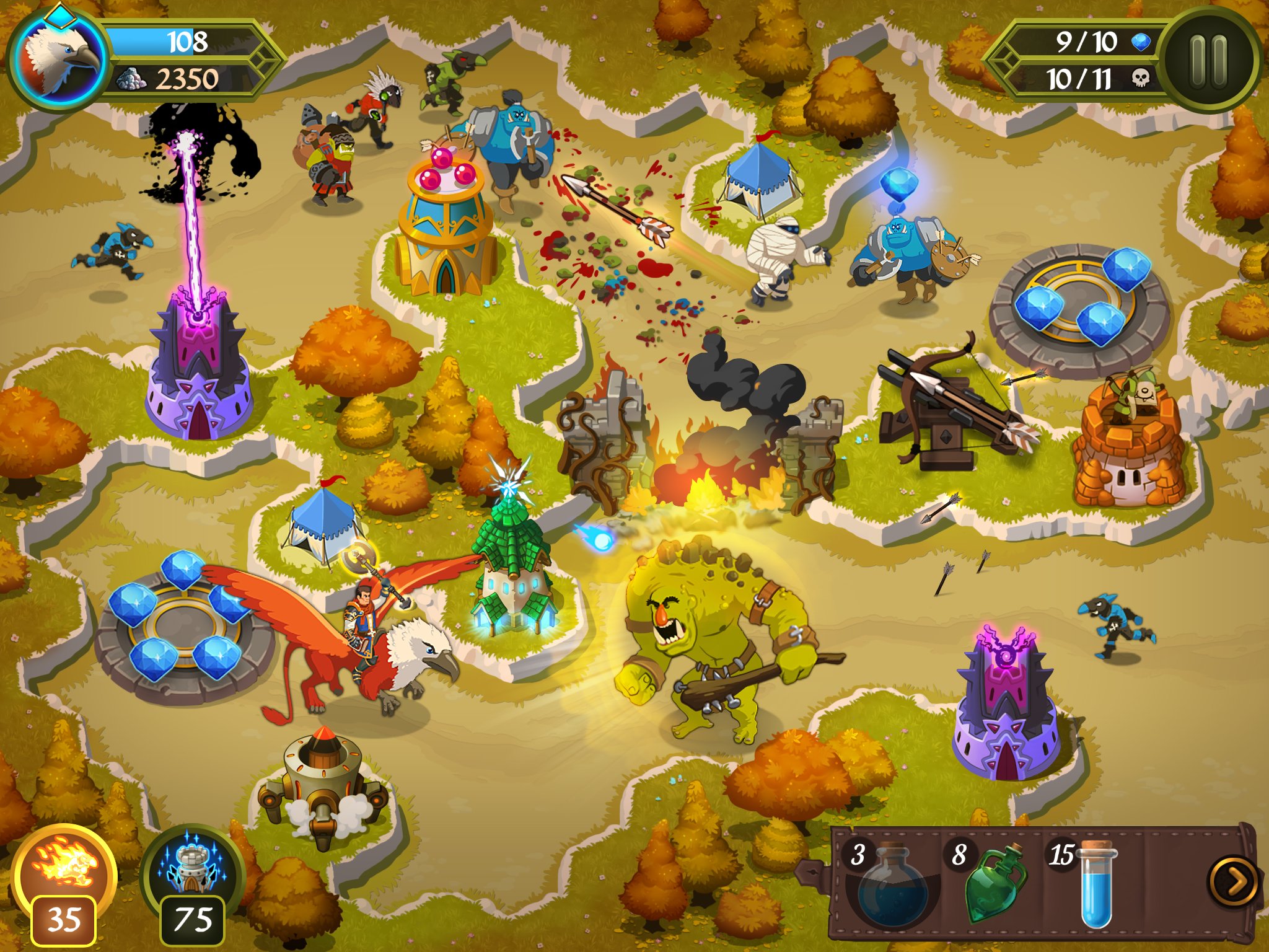 Скриншот из игры Crystal Siege - 2