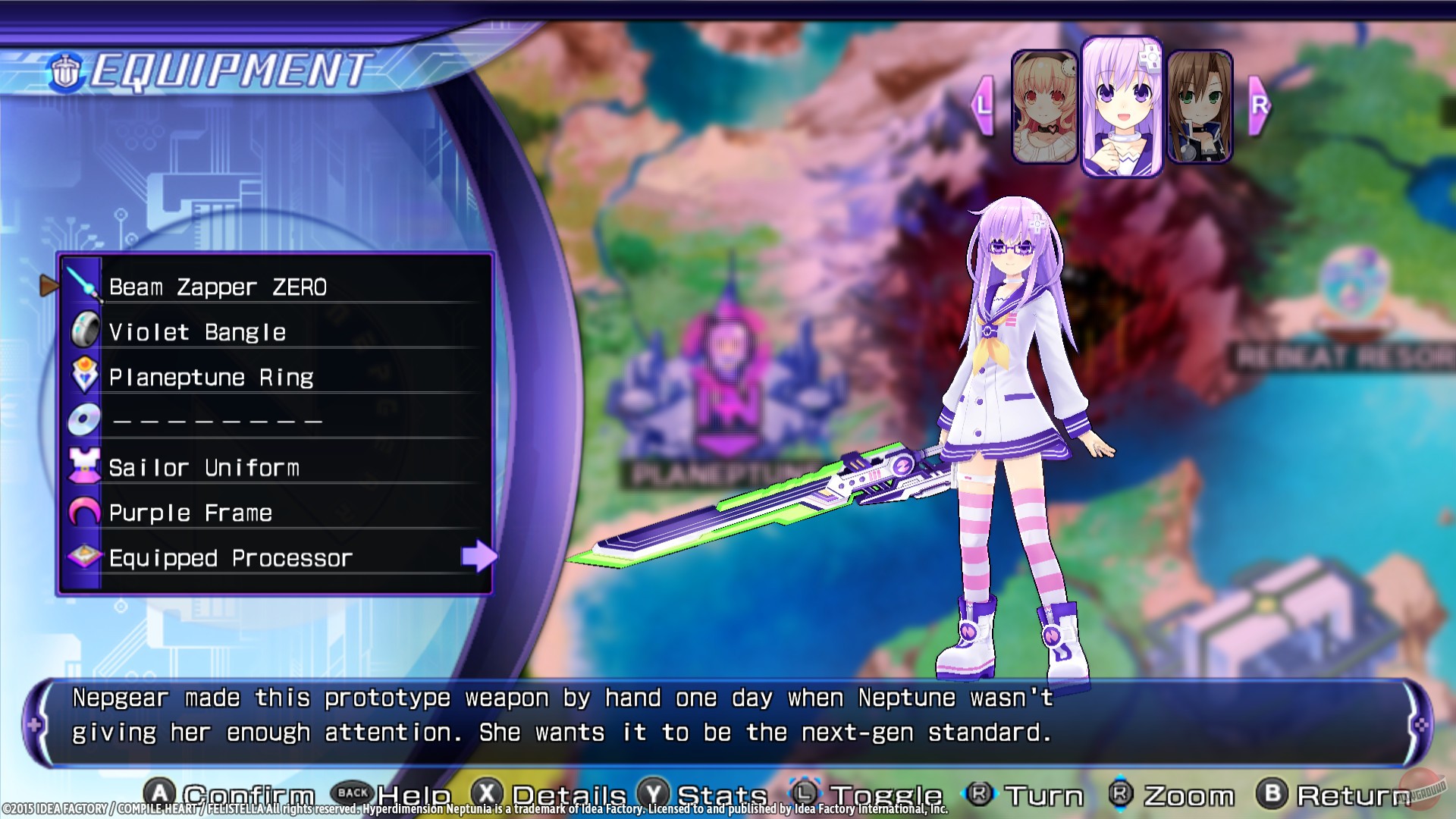 Скриншот из игры Hyperdimension Neptunia Re;Birth 2: Sisters Generation - 4