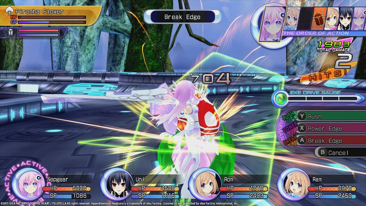 Скриншот из игры Hyperdimension Neptunia Re;Birth 2: Sisters Generation - 13
