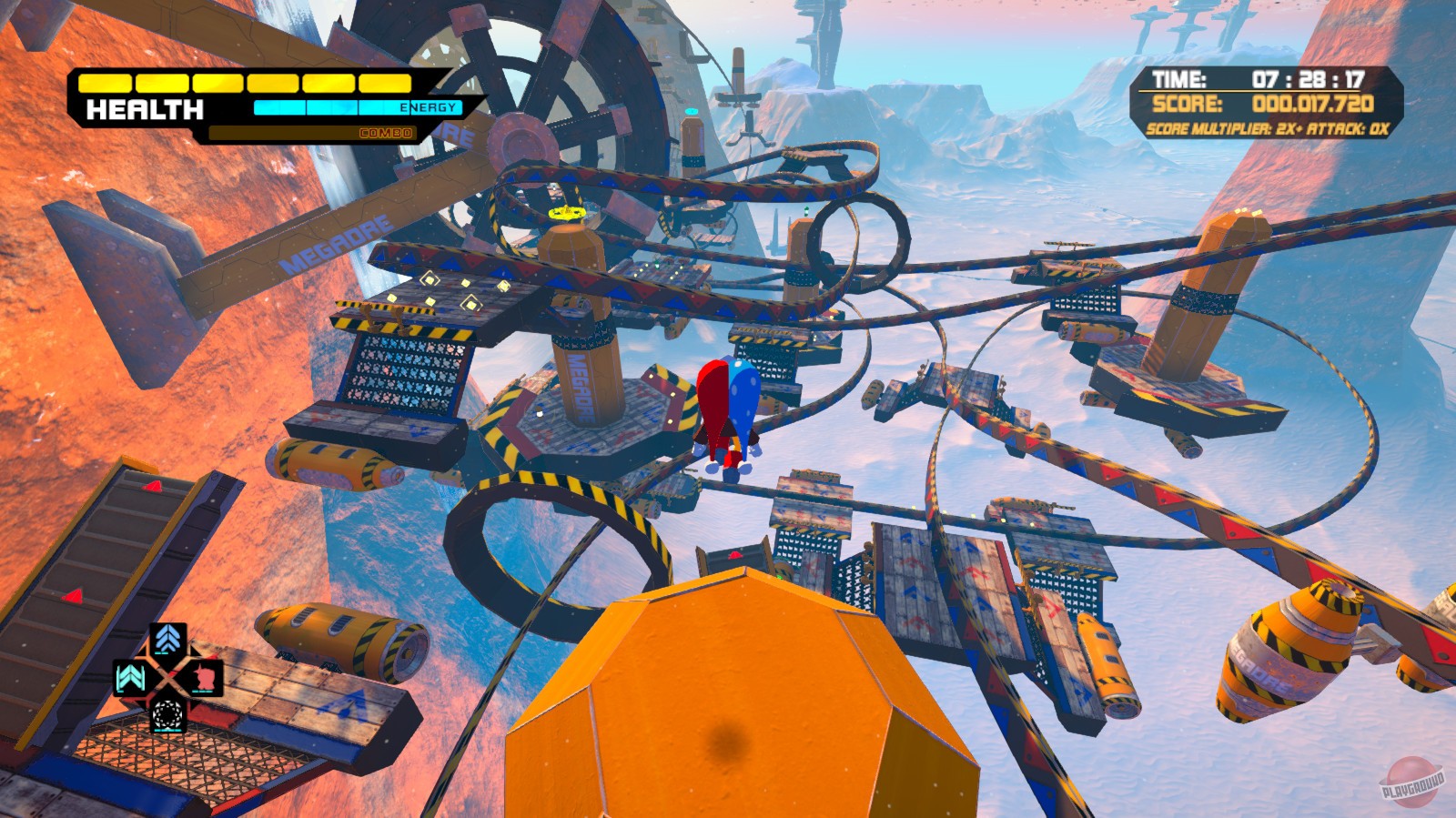 Скриншот из игры Spark the Electric Jester 3 - 5