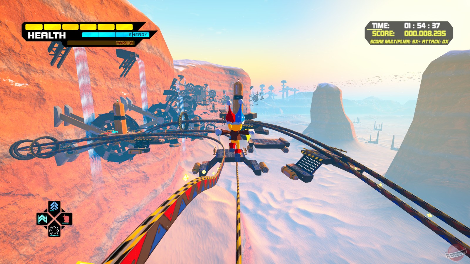 Скриншот из игры Spark the Electric Jester 3 - 2