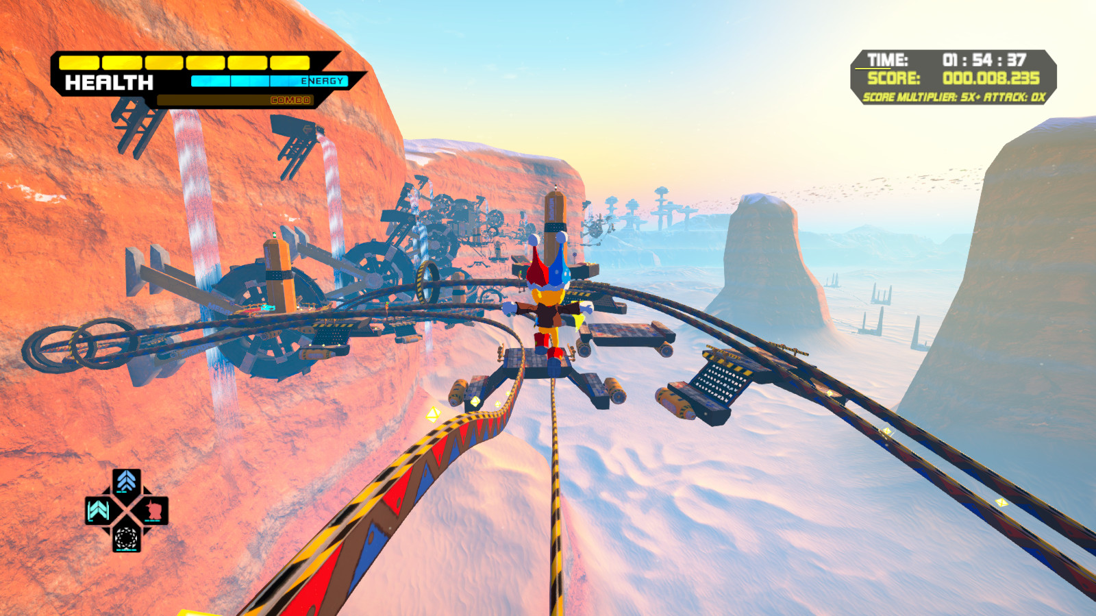 Скриншот из игры Spark the Electric Jester 3 - 1