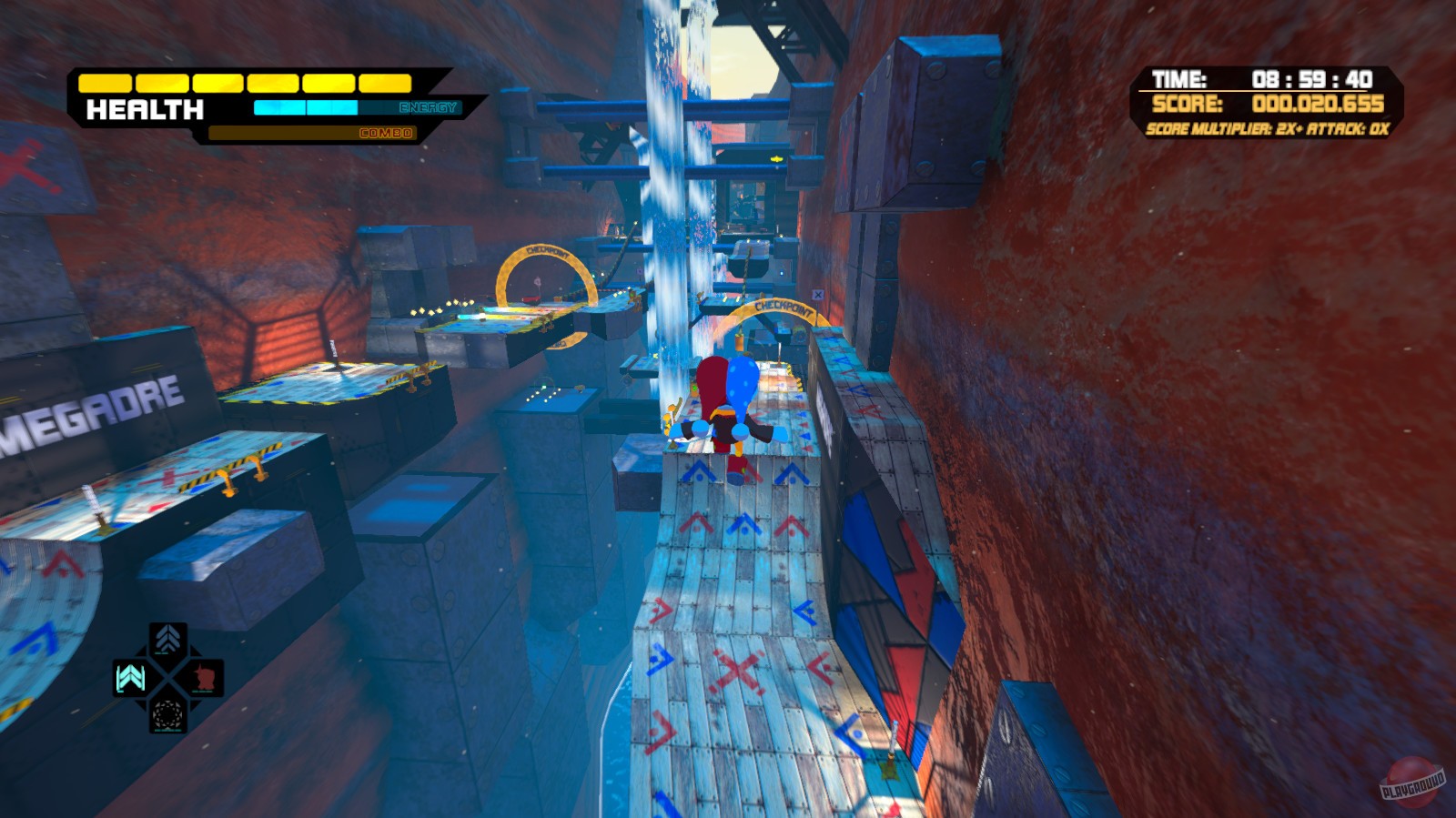 Скриншот из игры Spark the Electric Jester 3 - 14