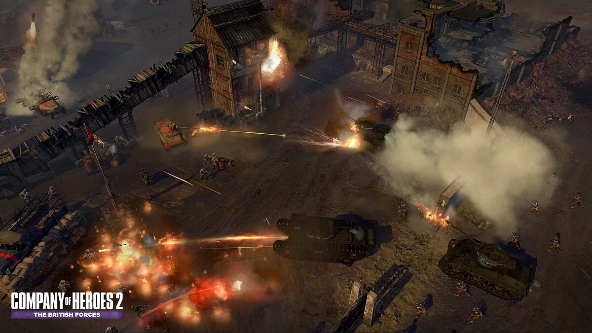 Скриншот из игры Company of Heroes 2: The British Forces - 12