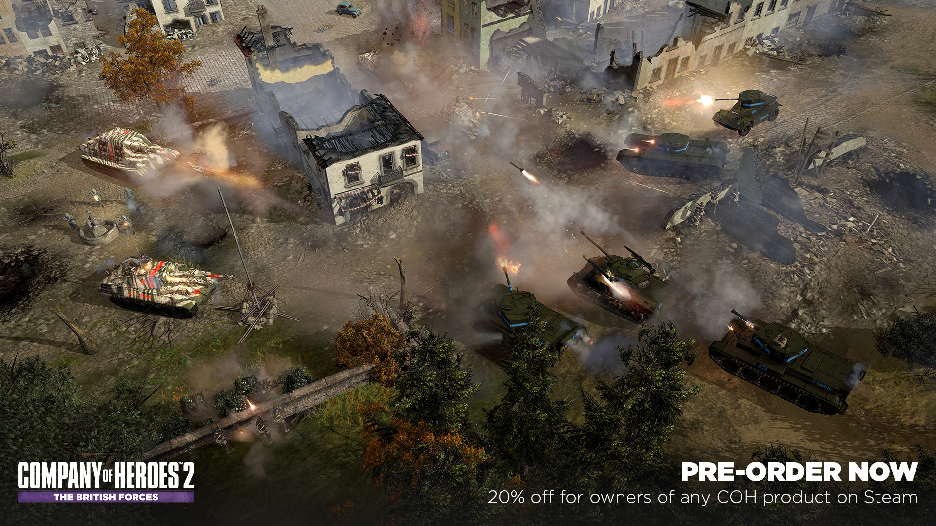 Скриншот из игры Company of Heroes 2: The British Forces - 2