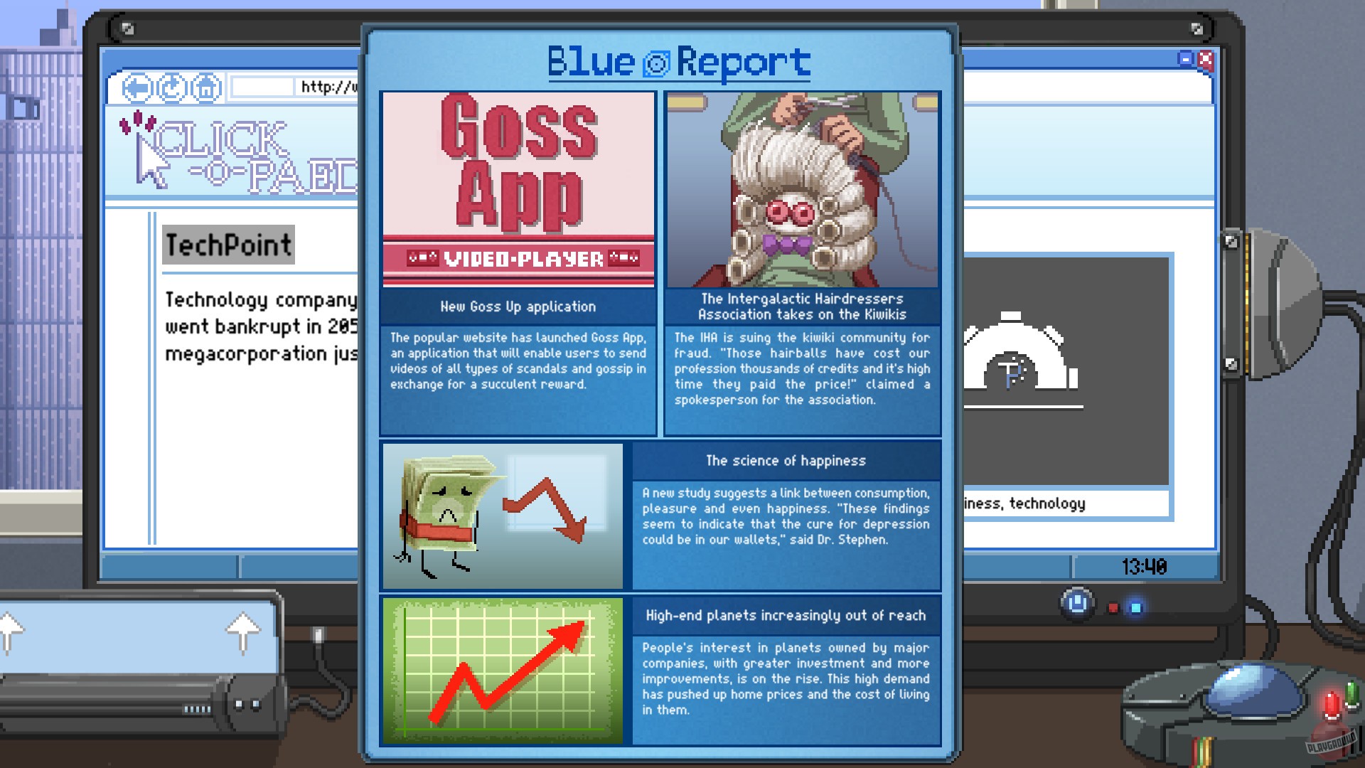 Скриншот из игры Do Not Feed the Monkeys 2099 - 9