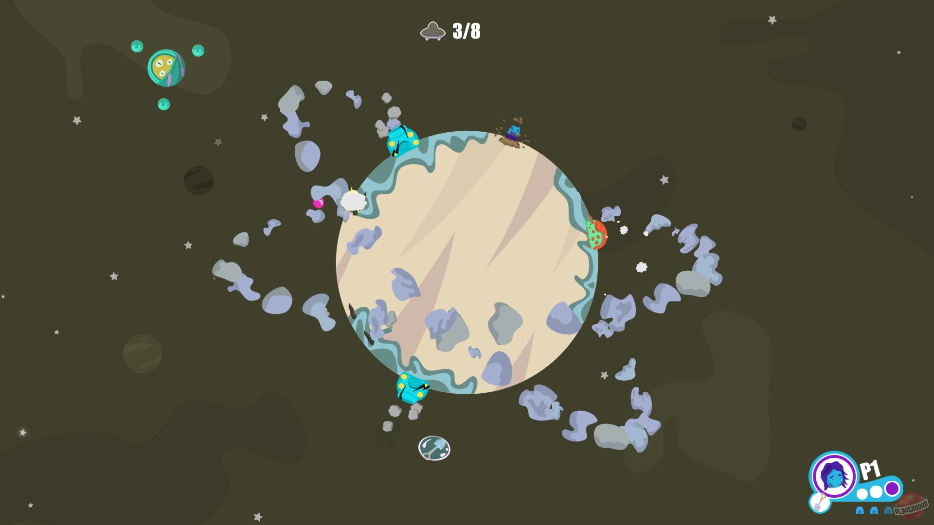 Скриншот из игры Cosmic Defenders - 1