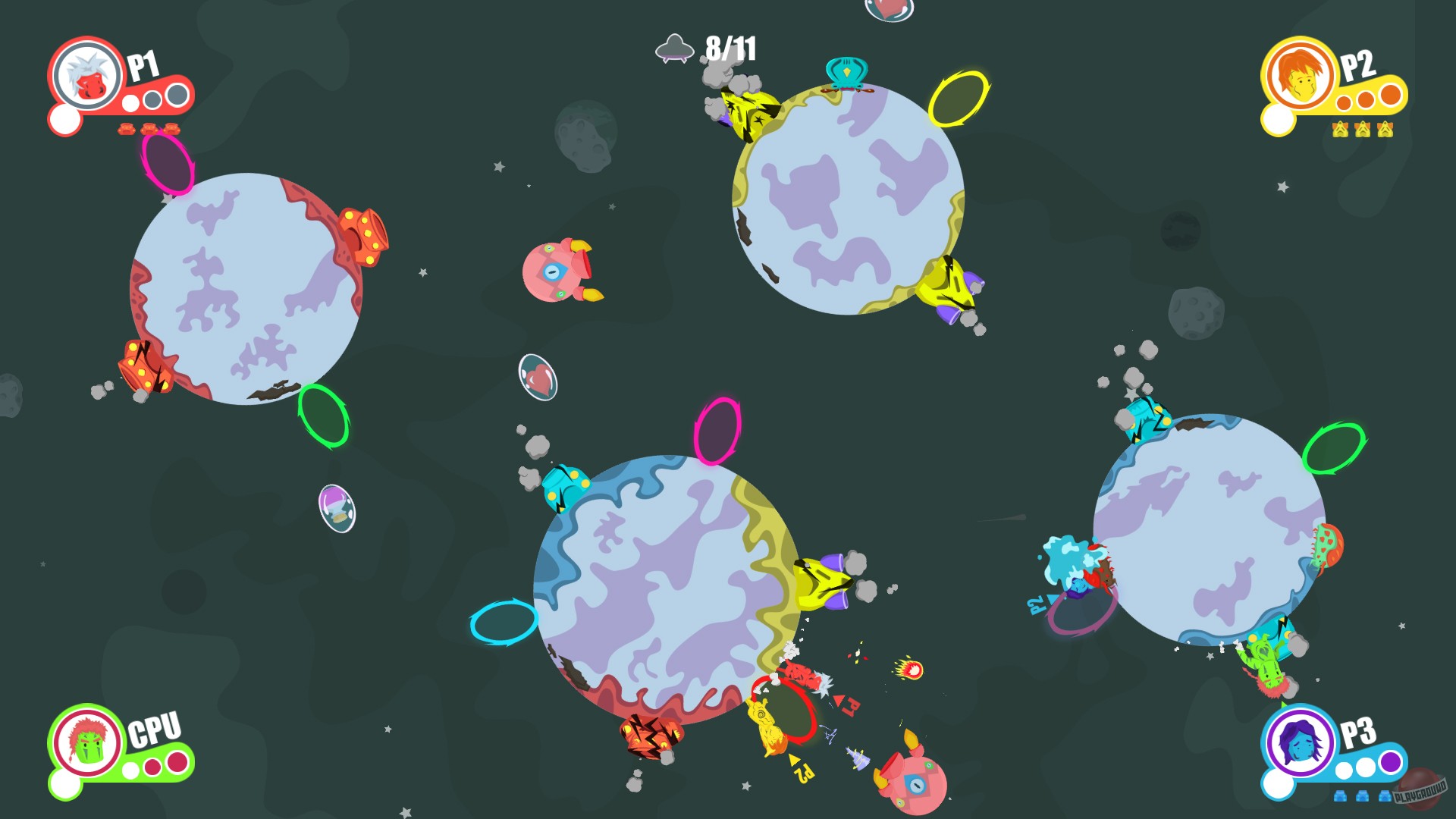 Скриншот из игры Cosmic Defenders - 14