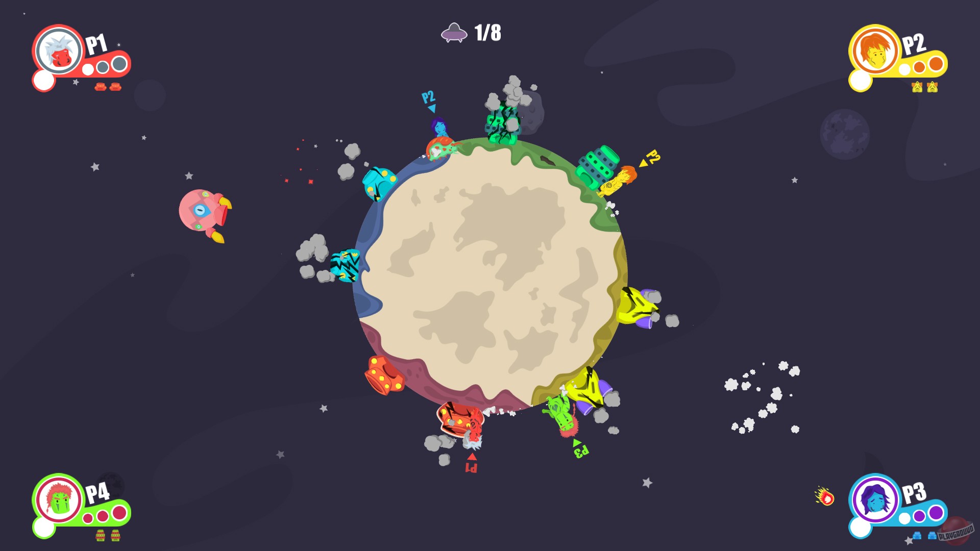 Скриншот из игры Cosmic Defenders - 2