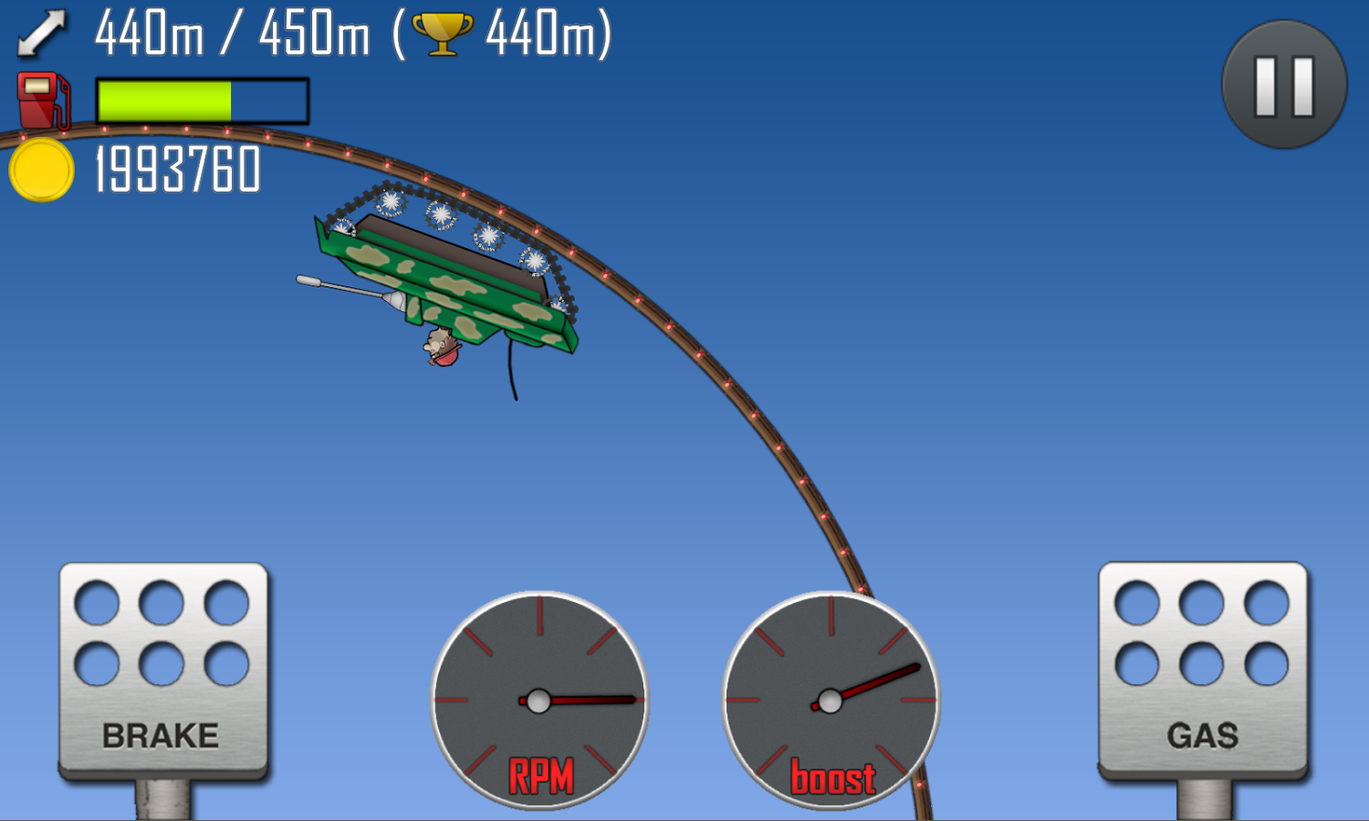 Скриншот из игры Hill Climb Racing - 11