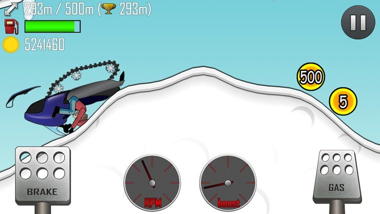 Скриншот из игры Hill Climb Racing - 12