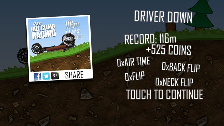 Скриншот из игры Hill Climb Racing - 13