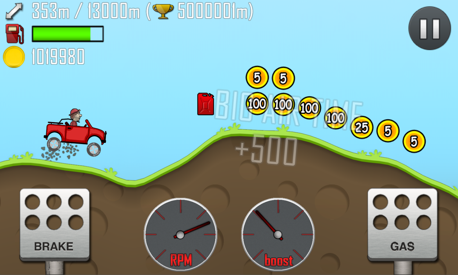 Скриншот из игры Hill Climb Racing - 6