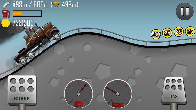 Скриншот из игры Hill Climb Racing - 9