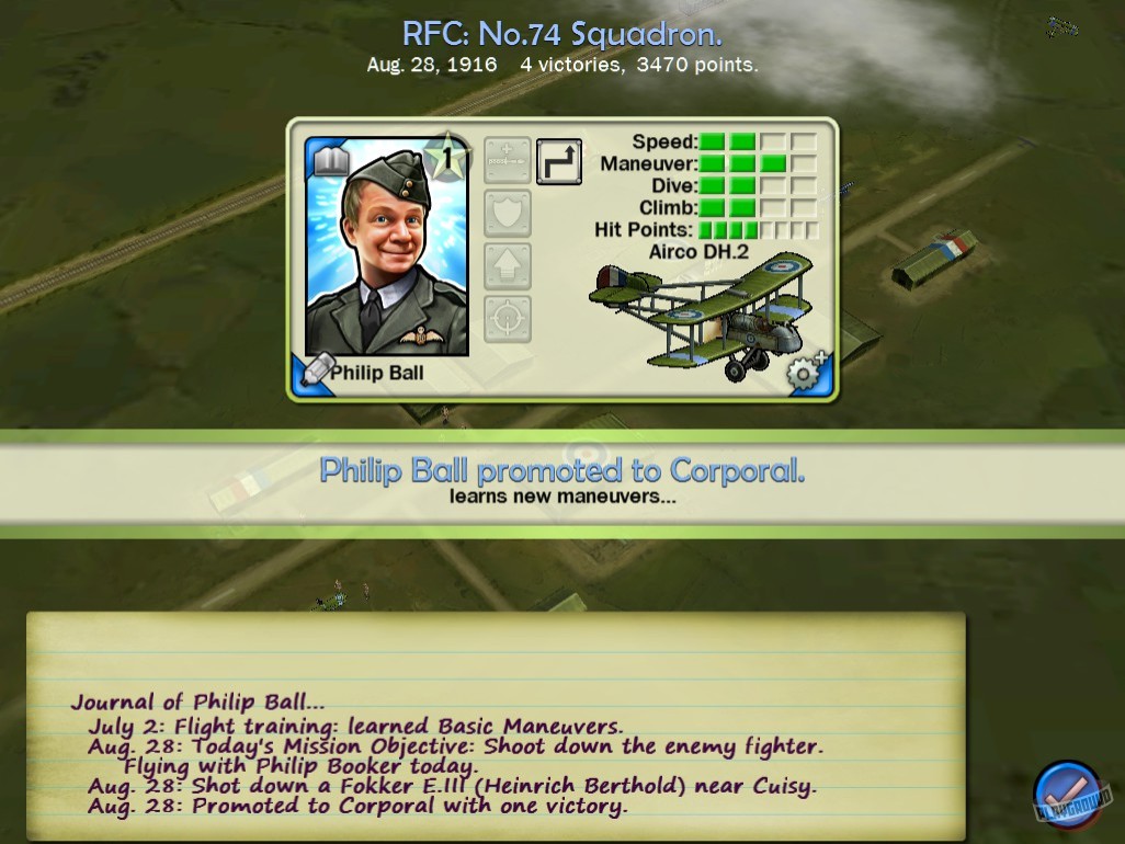 Скриншот из игры Sid Meier's Ace Patrol - 13