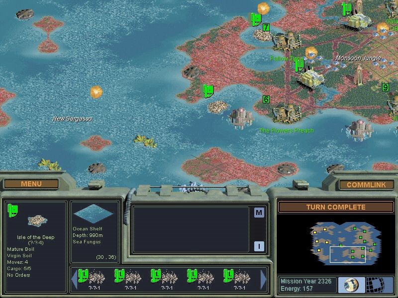 Скриншот из игры Sid Meier's Alpha Centauri - 35