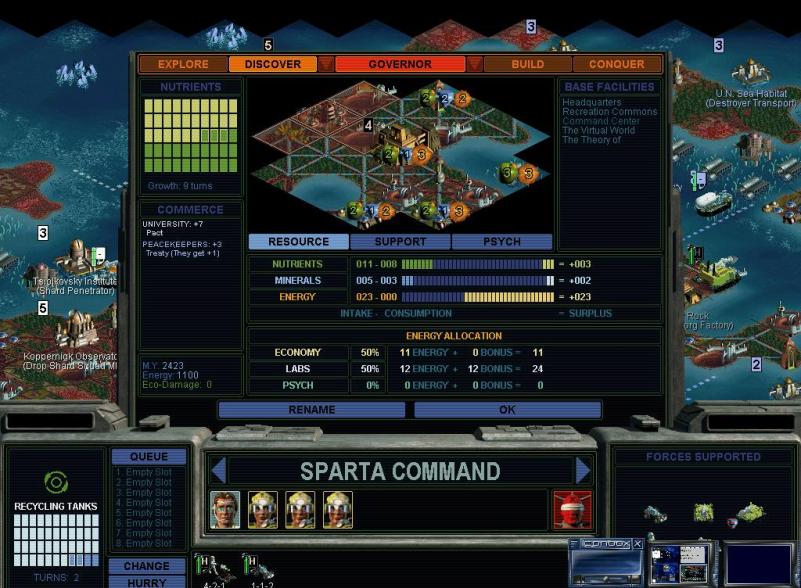 Скриншот из игры Sid Meier's Alpha Centauri - 13