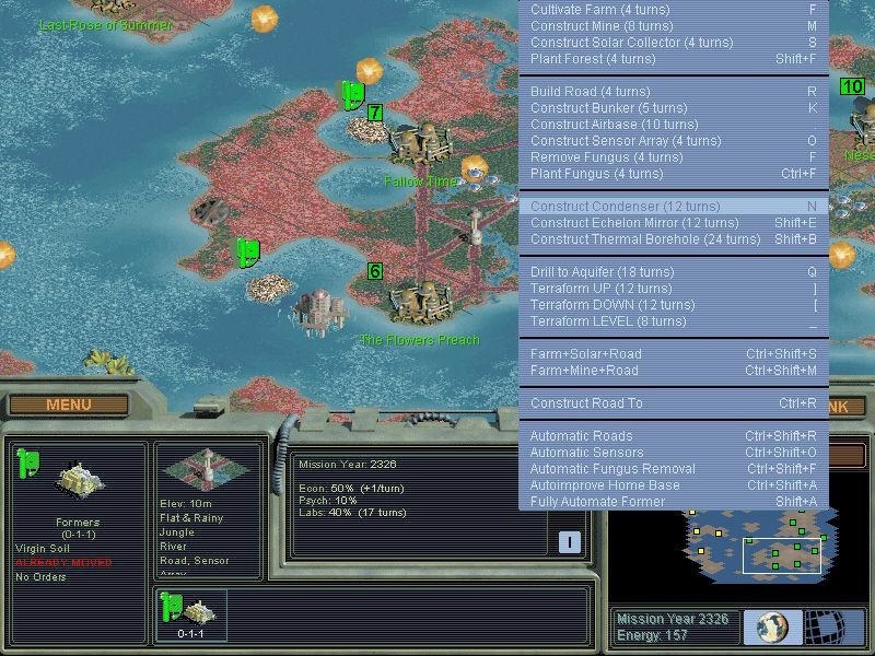 Скриншот из игры Sid Meier's Alpha Centauri - 14