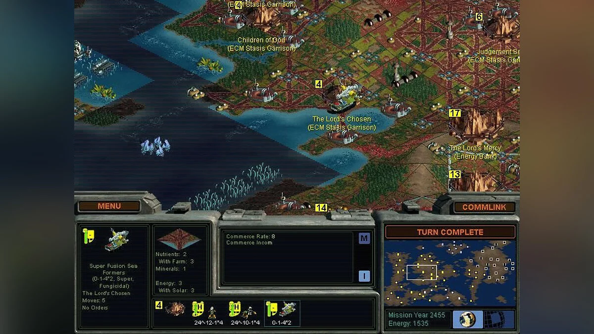 Скриншот из игры Sid Meier's Alpha Centauri - 6