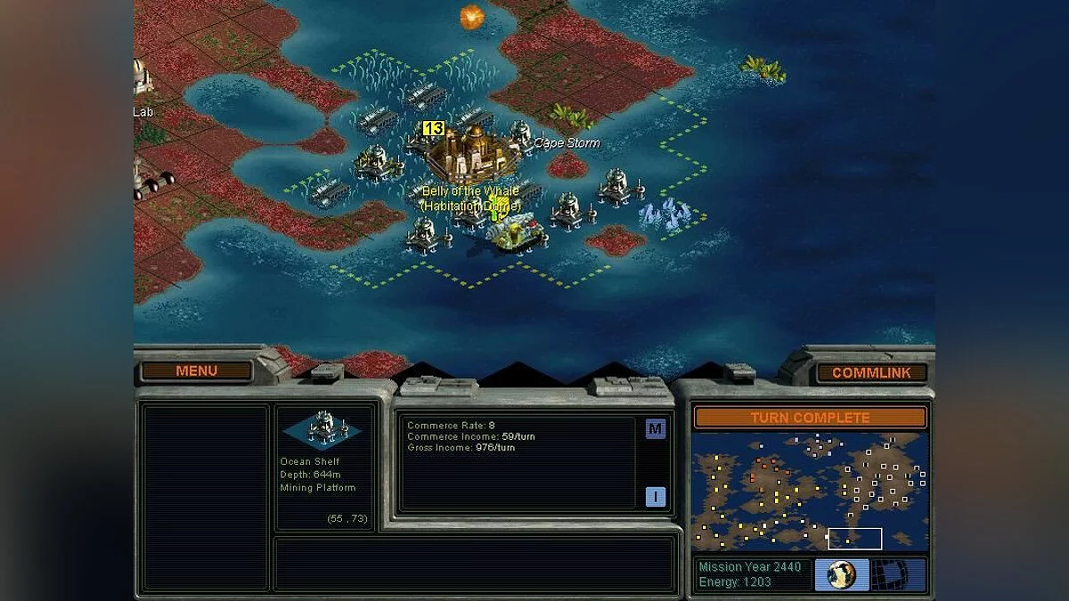 Скриншот из игры Sid Meier's Alpha Centauri - 15