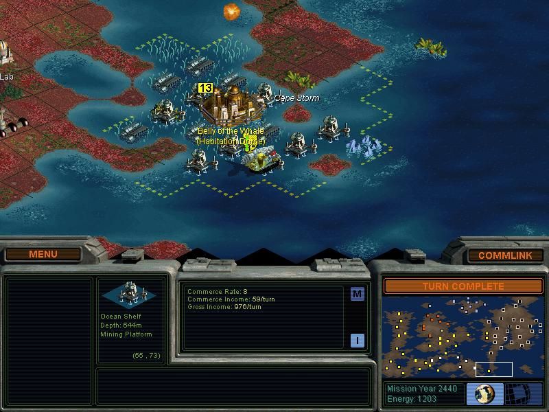Скриншот из игры Sid Meier's Alpha Centauri - 25