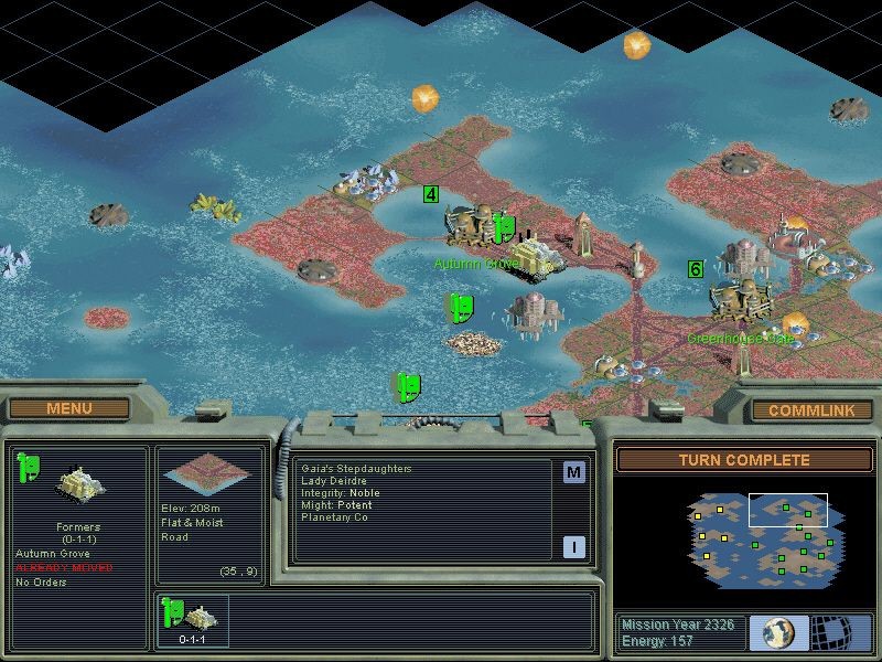 Скриншот из игры Sid Meier's Alpha Centauri - 27