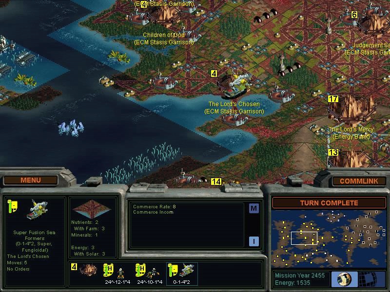 Скриншот из игры Sid Meier's Alpha Centauri - 24