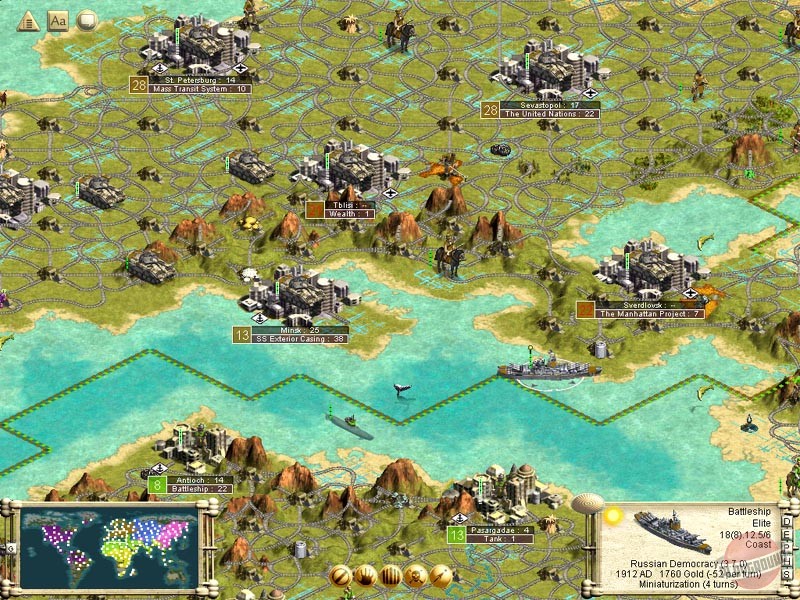 Скриншот из игры Sid Meier's Civilization 3 - 3