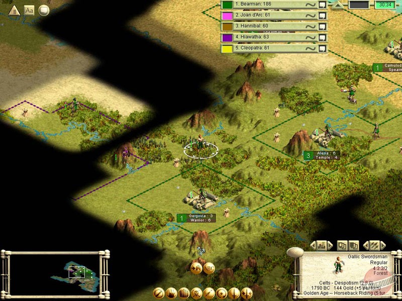 Скриншот из игры Sid Meier's Civilization 3 - 2