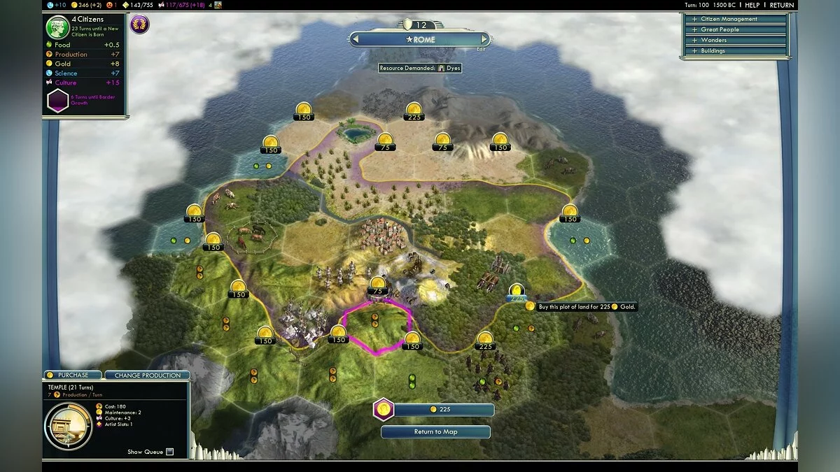 Скриншот из игры Sid Meier's Civilization 5 - 2