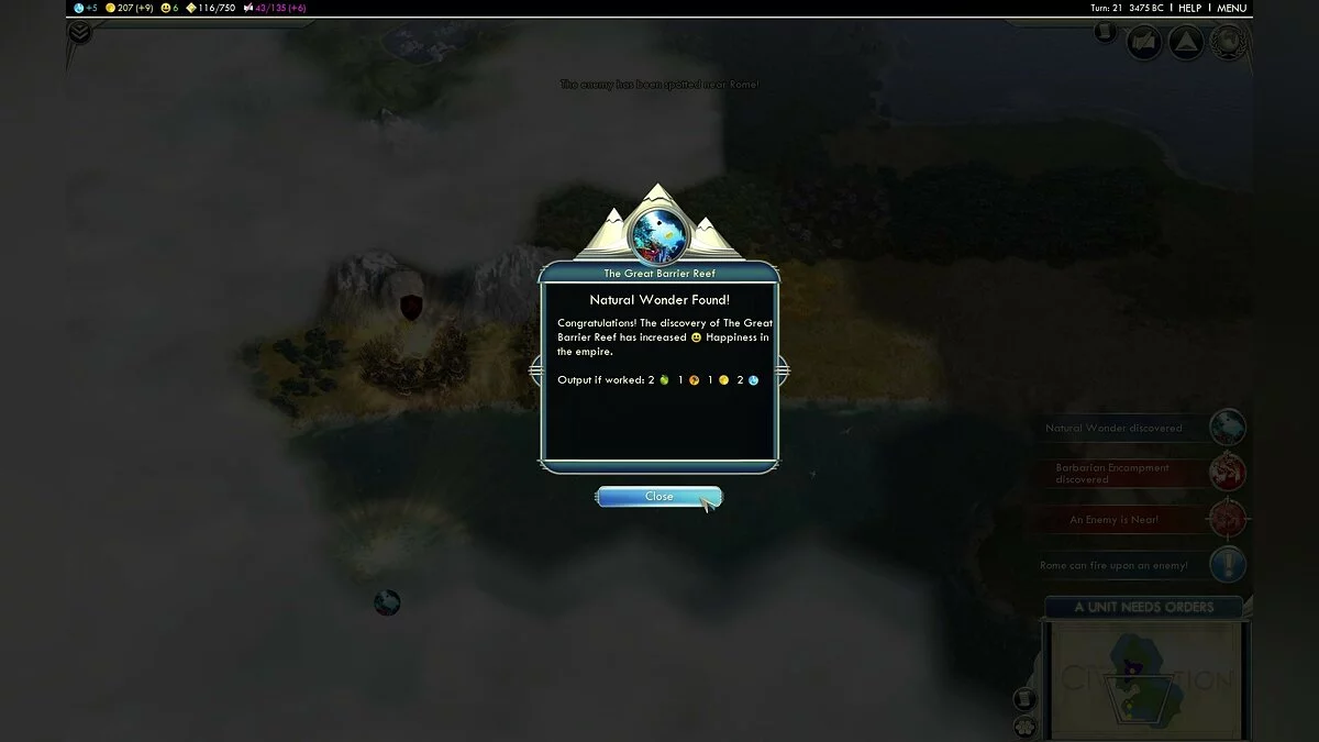 Скриншот из игры Sid Meier's Civilization 5 - 5