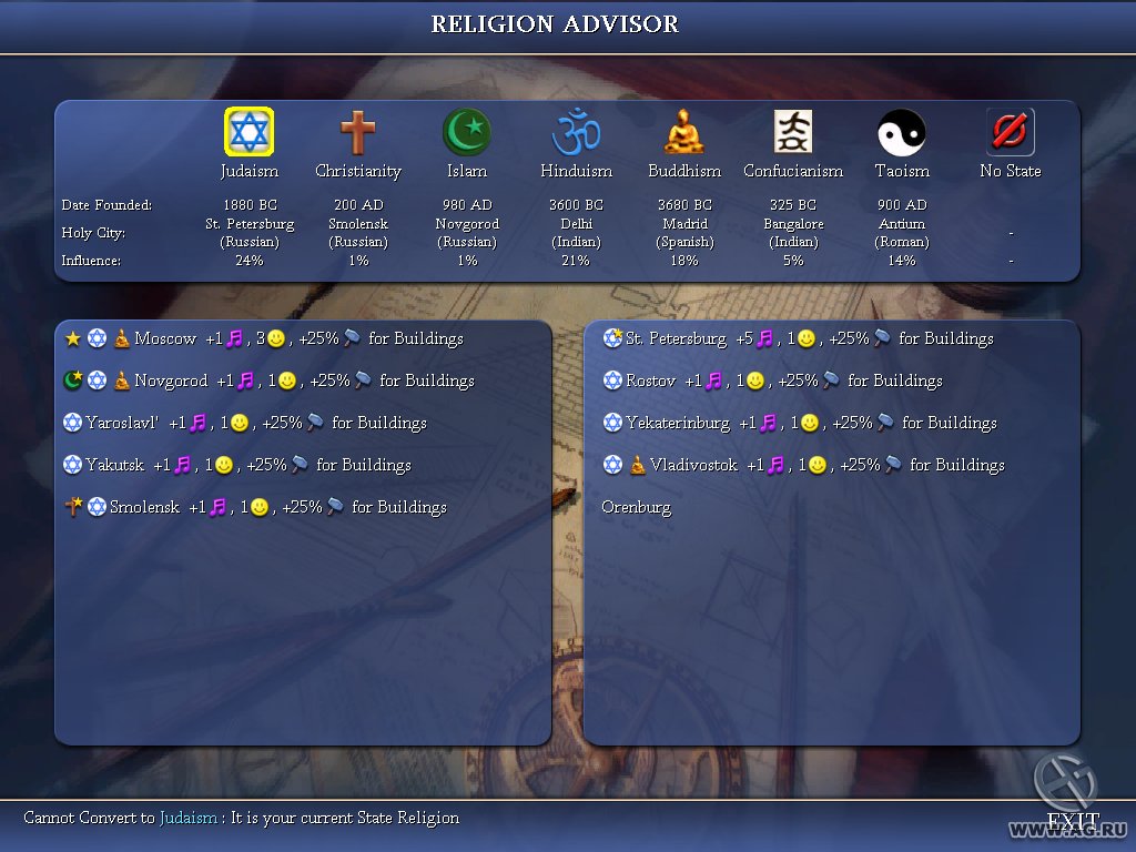 Скриншот из игры Sid Meier's Civilization IV - 74