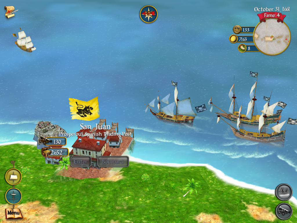 Скриншот из игры Sid Meier's Pirates! (2004) - 84