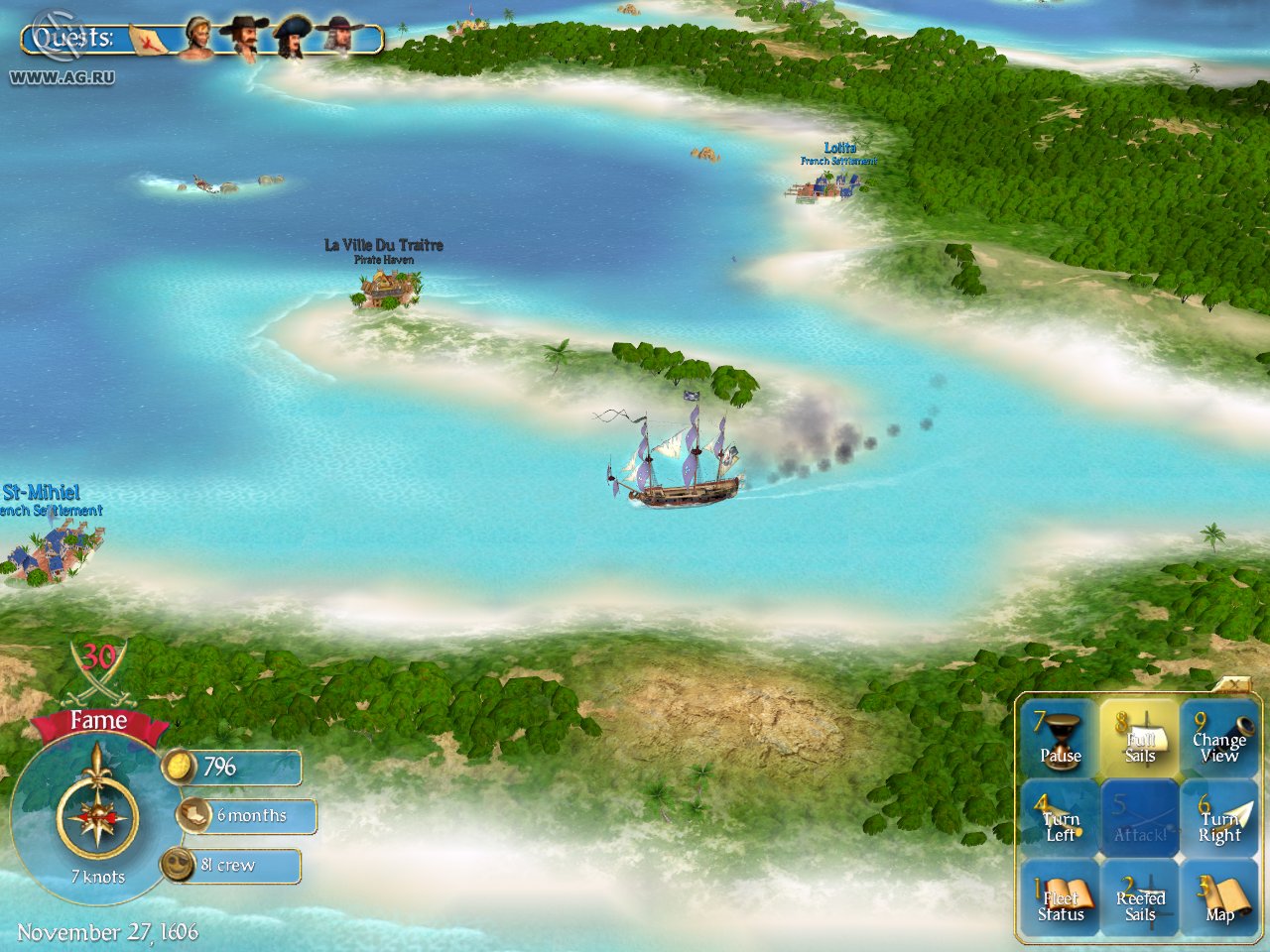 Скриншот из игры Sid Meier's Pirates! - 189