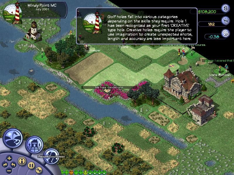 Скриншот из игры Sid Meier's SimGolf - 1