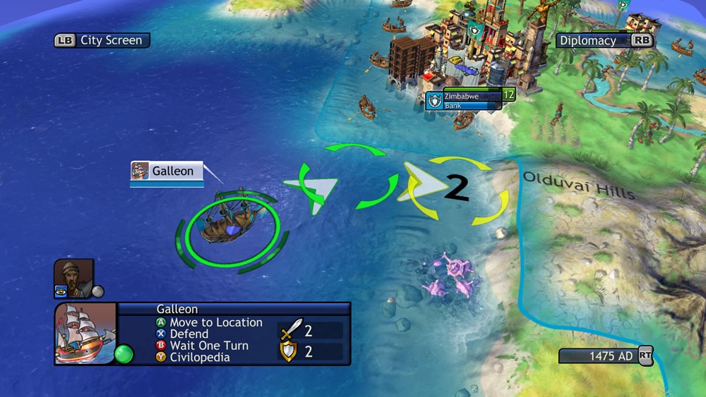 Скриншот из игры Sid Meier's Civilization Revolution - 166