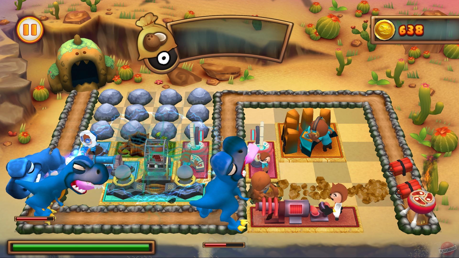 Скриншот из игры Go Home Dinosaurs! - 3