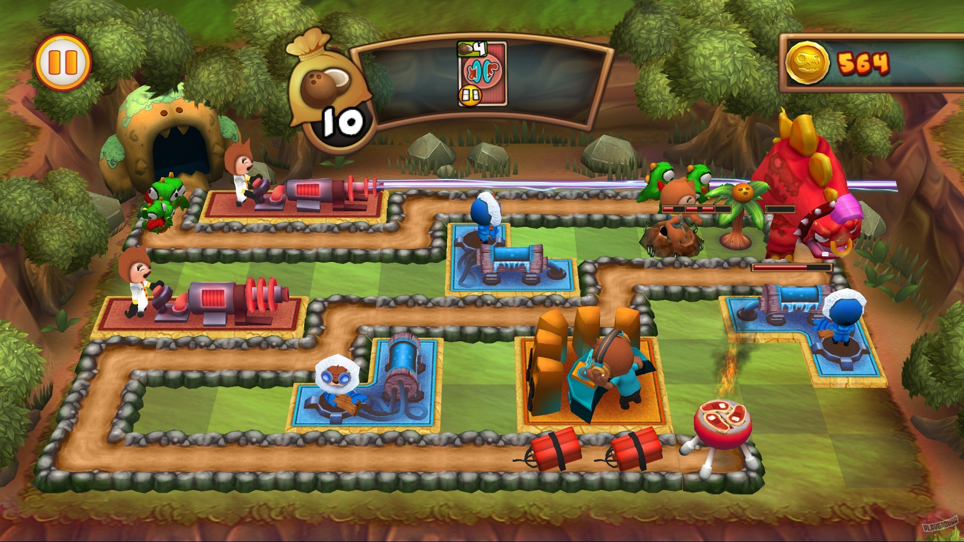 Скриншот из игры Go Home Dinosaurs! - 10