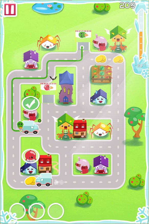 Скриншот из игры Ice Cream Nomsters - 3