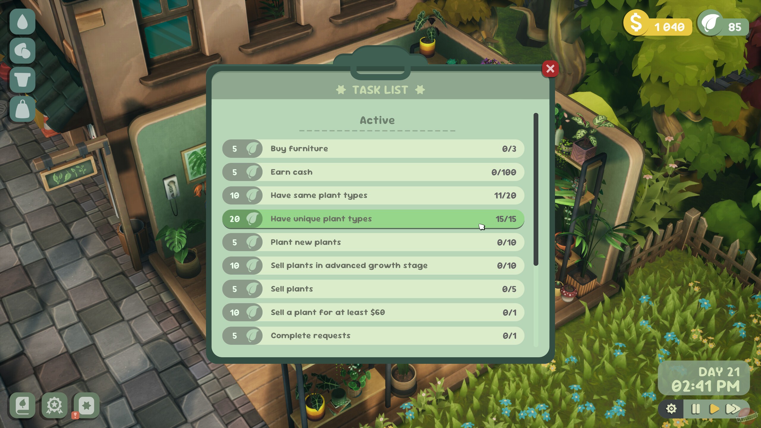 Скриншот из игры Leafy Corner - 4